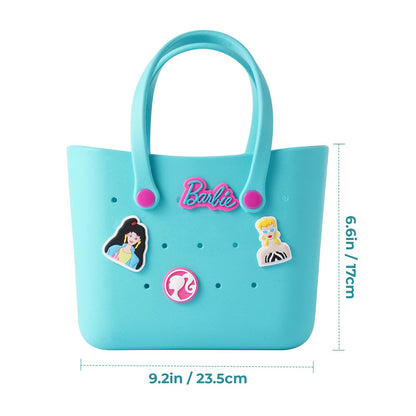 MINISO Barbie Lunch Bag For Women Lunch Tote Bag Cute With Handle Bento Bags Barbie Daylight Shiny Series