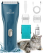 oneisall Pet Clipper for Cat Matted Hair, Pet Shaver for Cats Quiet Pet Hair Clippers Cordless Cat Clippers for Matted Hair Cat Clippers for Long Hair(Standard Blade)
