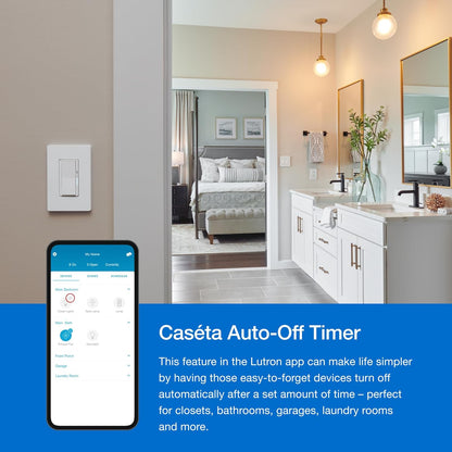 Lutron Caseta Smart Lighting Kit w/ Hub, 2 Original Dimmer Switches, 2 Remotes & More for LED Light Bulbs, Works w/ Alexa, Apple Homekit, Google Home, No Neutral Req, Single-Pole/3-Way, P-BDG-PKG2W