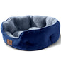 Asvin Small Dog Bed for Small Dogs, Cat Beds for Indoor Cats, Pet Bed for Puppy and Kitty, Extra Soft & Machine Washable with Anti-Slip & Water-Resistant Oxford Bottom, Grey, 20 inches