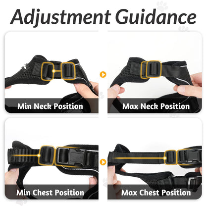rabbitgoo Cat Harness and Leash for Walking, Escape Proof Soft Adjustable Vest Harnesses for Cats, Easy Control Breathable Reflective Strips Jacket, Black, XS