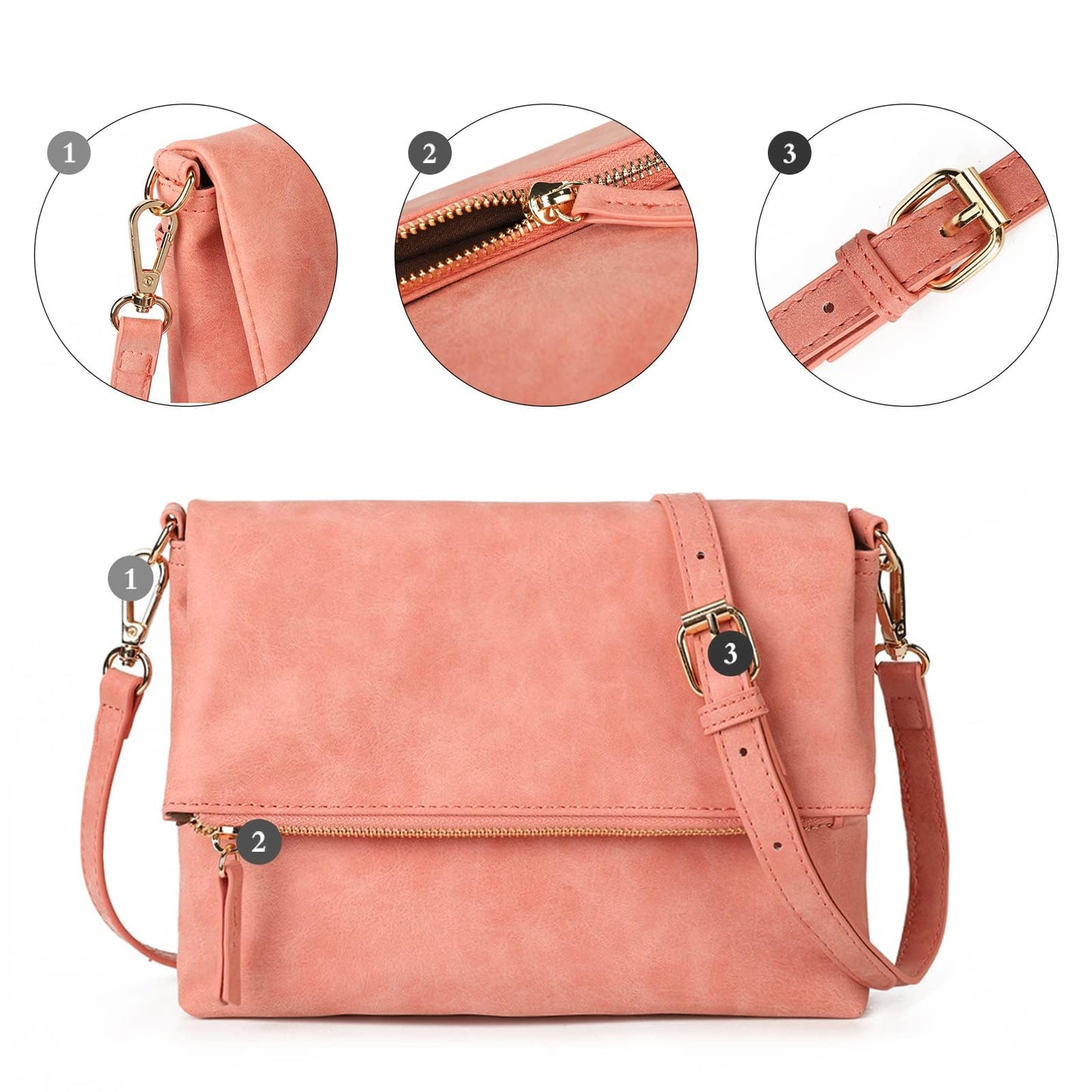 Gladdon Crossbody bags for Women Crossbody Purse Shoulder Bag