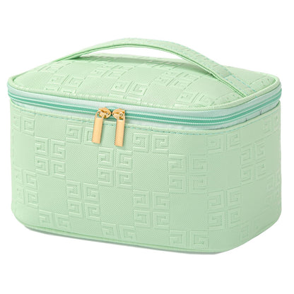 Meiyuuo Cute Makeup Bag Small Cosmetic Bags for Women Girls Gift for Teens Medium Pouch for Purse Essentials Toiletry Zip Pouch PU Waterproof Organizer Case (Cow Print)