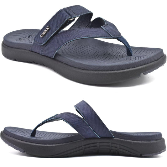 COFACE Womens Fashion Orthotic Flip Flops Ladies Slip On Lightweight Athletic Yoga Mat Cushion Thong Sandals With Comfortable Plantar Fasciitis Arch Support