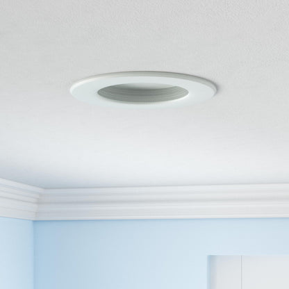 Sunco Recessed Lighting 6 Inch, Retrofit Can Lights, 965LM, 13W (75W Equivalent), Selectable CCT 2700K/3000K/3500K/4000K/5000K, Dimmable, Baffle Trim, Damp Rated UL 4 Pack