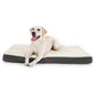 Bedsure Dog Bed for Large Dogs - Orthopedic Waterproof Puppy Beds with Removable Washable Cover, Egg Crate Foam Pet Mat, Suitable for Pet Up to 65 lbs