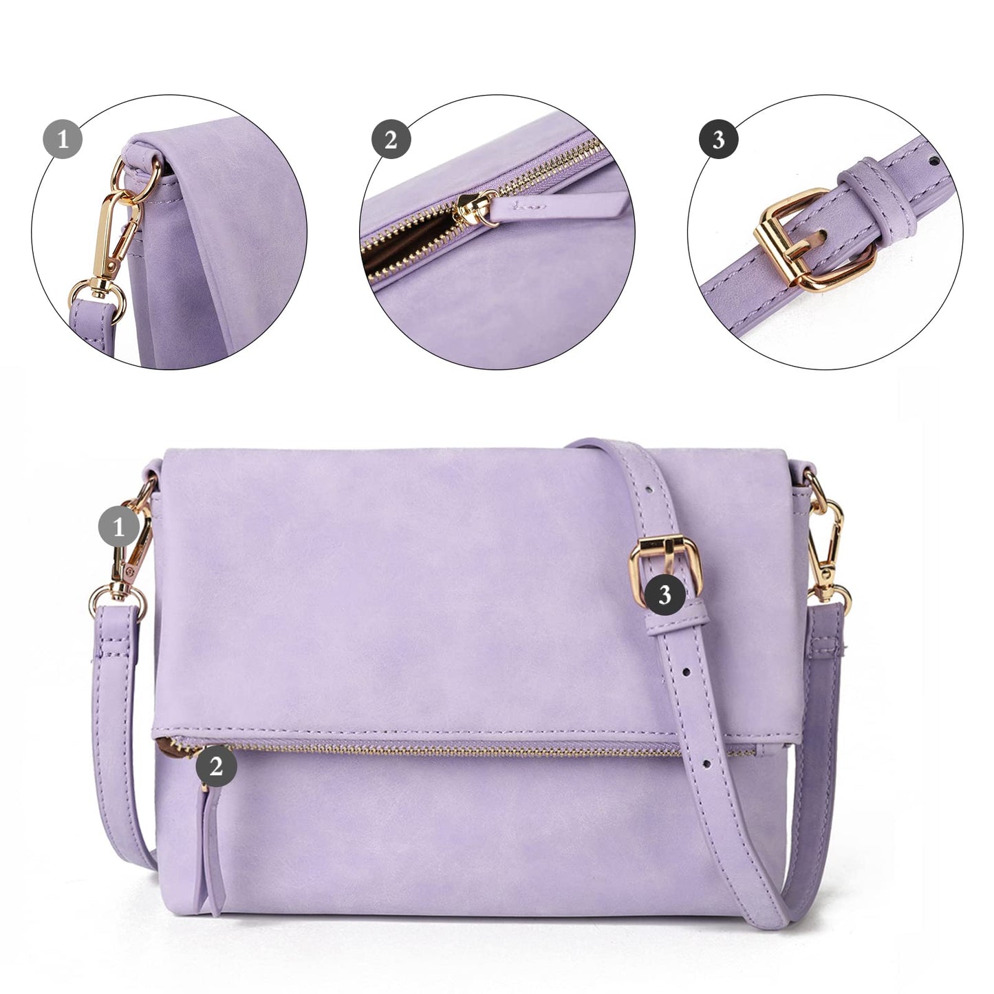 Gladdon Crossbody bags for Women Crossbody Purse Shoulder Bag