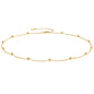 Aobei Pearl 18K Gold Paperclip Chain Choker Satellite Chain Biwa Pearl Pendant Necklace Dainty Jewelry for Women