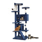 BestPet 54in Cat Tree Tower for Indoor Cats,Multi-Level Furniture Activity Center with Scratching Posts Stand House Condo Funny Toys Kittens Pet Play House,Dark Gray