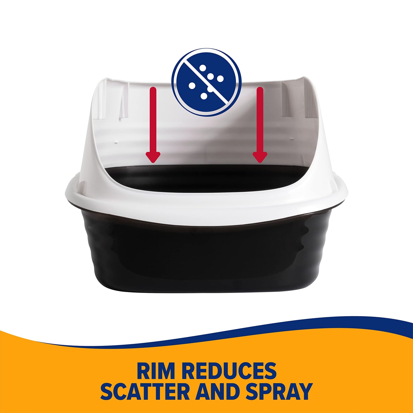 Arm & Hammer Cat Boxes for Indoor Cats with Microban, Sifting Litter Box, Scoop Free Cat Litter Tray, USA Made