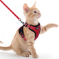 rabbitgoo Cat Harness and Leash for Walking, Escape Proof Soft Adjustable Vest Harnesses for Cats, Easy Control Breathable Reflective Strips Jacket, Black, XS