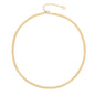 Aobei Pearl 18K Gold Paperclip Chain Choker Satellite Chain Biwa Pearl Pendant Necklace Dainty Jewelry for Women
