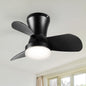SUNMORY Ceiling Fans with Lights and Remote, 30 inch Low Profile Ceiling Fan with Light, Modern Flush Mount Ceiling Fan for Bedroom/Kitchen/Dining Room/Patio, 6 Wind Speeds, Dimmable, White