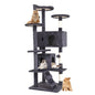 BestPet 54in Cat Tree Tower for Indoor Cats,Multi-Level Furniture Activity Center with Scratching Posts Stand House Condo Funny Toys Kittens Pet Play House,Dark Gray