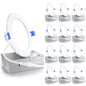 Ensenior 12 Pack 4 Inch LED Recessed Ceiling Light, Dimmable, 2700K-5000K 5CCT, 750LM 9W 120V, High Brightness Canless Wafer Downlight - ETL&FCC&IC