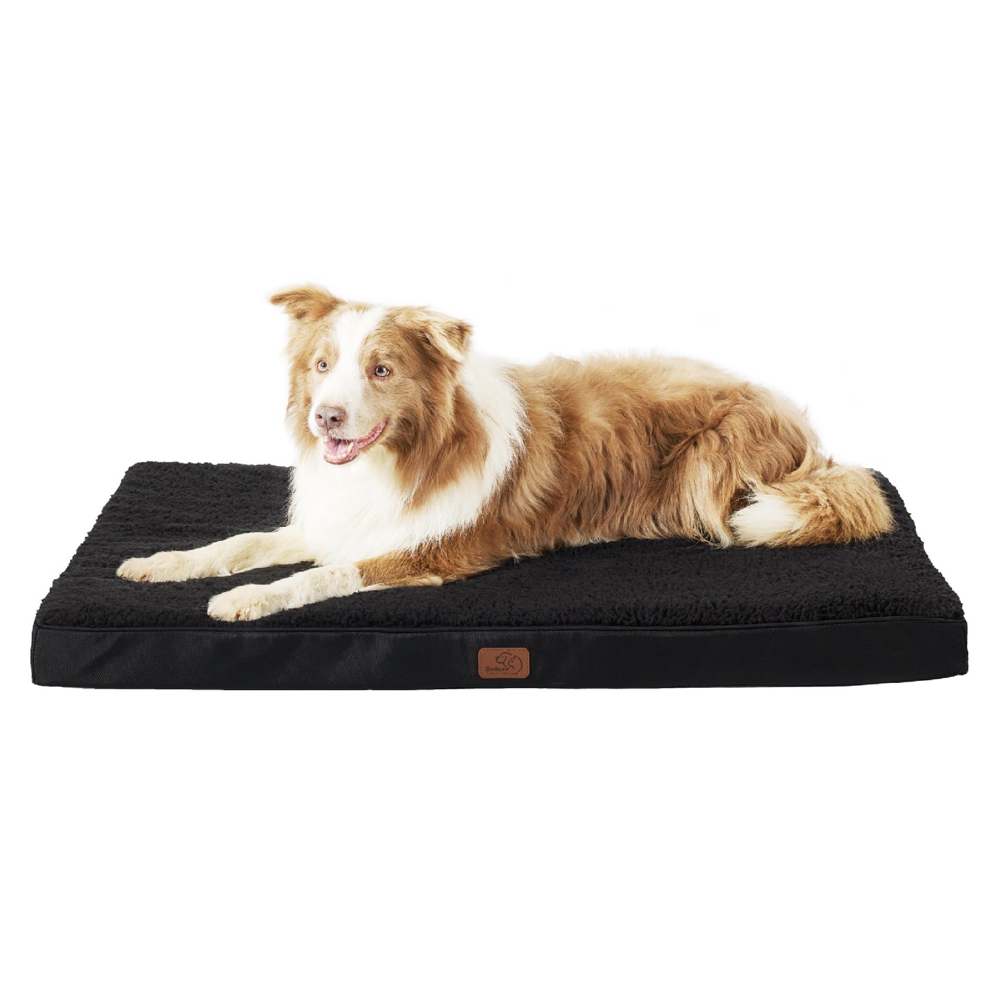 Bedsure Dog Bed for Large Dogs - Orthopedic Waterproof Puppy Beds with Removable Washable Cover, Egg Crate Foam Pet Mat, Suitable for Pet Up to 65 lbs