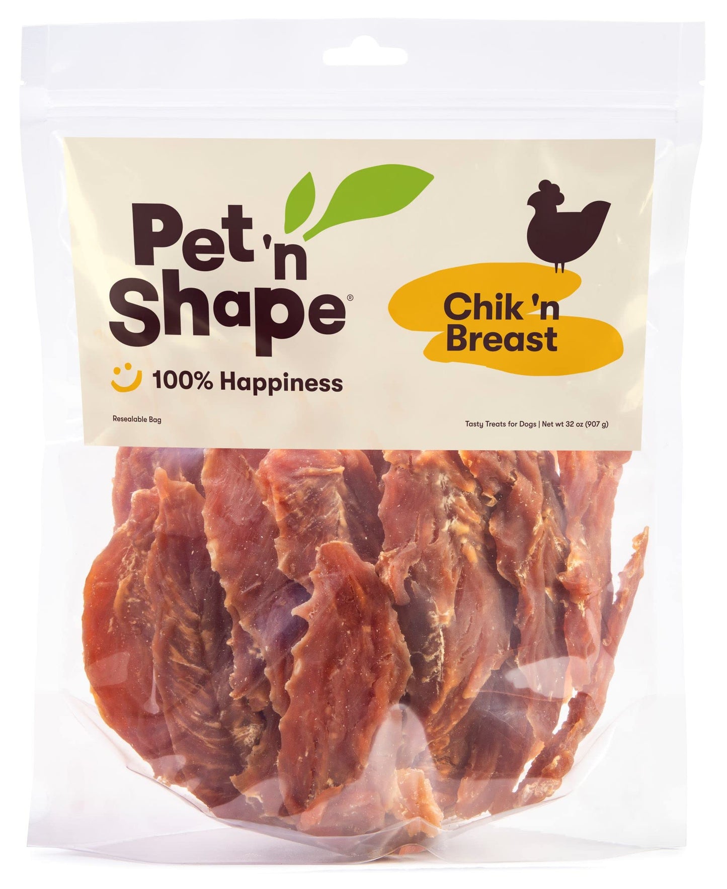Pet 'n Shape Chik 'n Breast Jerky Dog Treats - 1 Pound
