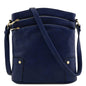 ALYSSA Triple Zip Pocket Large Crossbody Bag