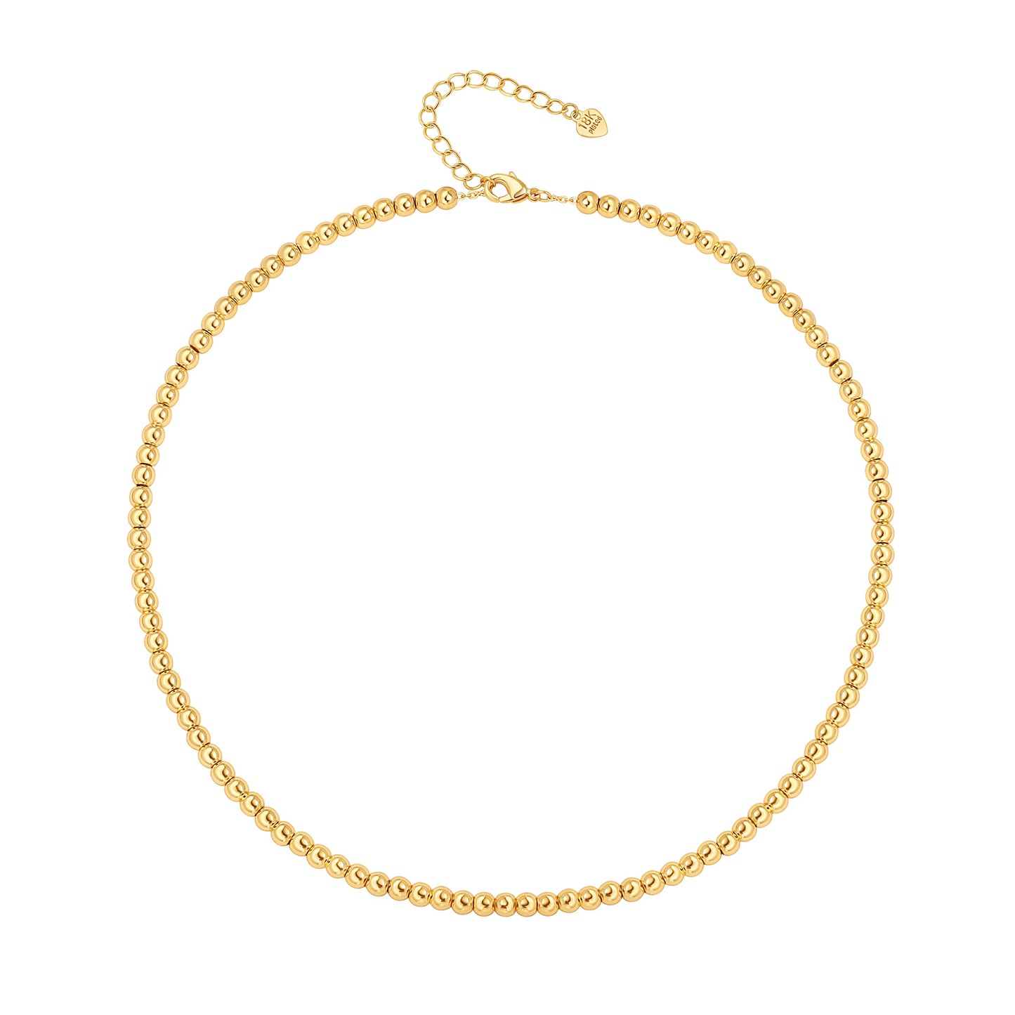 Aobei Pearl 18K Gold Paperclip Chain Choker Satellite Chain Biwa Pearl Pendant Necklace Dainty Jewelry for Women