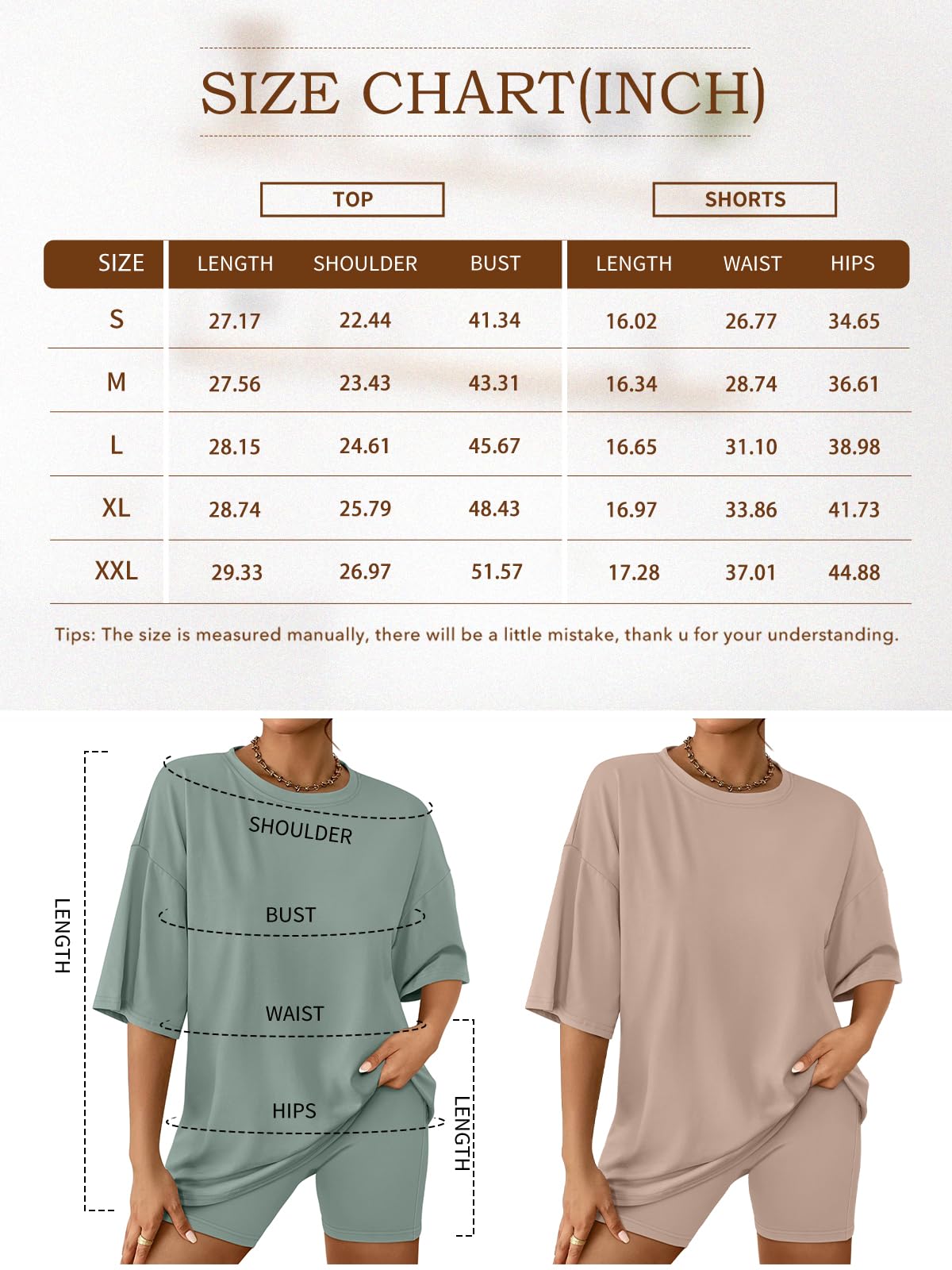 AUTOMET Womens 2 Piece Sets Summer Outfits 2025 Two Piece Lounge Set Matching Clothing Oversized Tshirts Biker Short Fashion