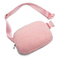 Gitus Belt Bag Fanny Pack Crossbody Bags with Initial Letter Patch Cute Stuff Birthday Gifts for Teenager Girls Cool Stuff for Teens Trendy Preppy Stuff for Teen Girls (Beige-A)