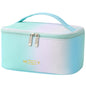 Meiyuuo Cute Makeup Bag Small Cosmetic Bags for Women Girls Gift for Teens Medium Pouch for Purse Essentials Toiletry Zip Pouch PU Waterproof Organizer Case (Cow Print)