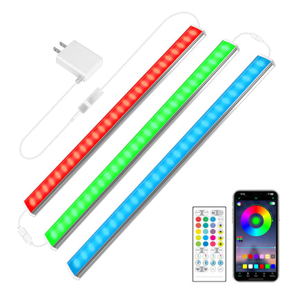 Maylit Under Cabinet Lights Plug in, 3 Pcs 12 Inch Ultra Thin Under Cabinet Lighting, Super Bright Daylight White Under Counter Lights for Kitchen, Dimmable Light for Cabinet, Counter, Workbench, Desk