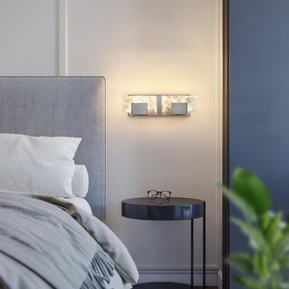 LED Bathroom Vanity Light: 24 inch Brushed Gold Acrylic Modern Lighting Fixtures - 3 Lights Contemporary Smoke Design Wall Lights Fixture Over Mirror 3000K