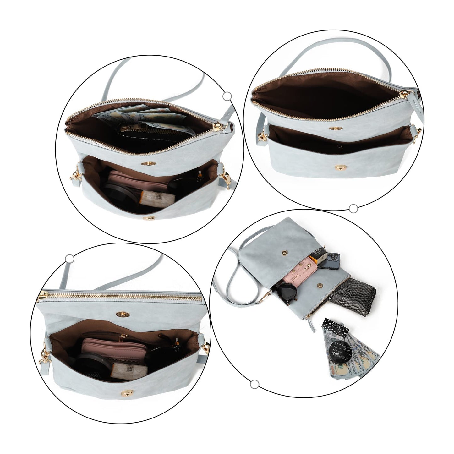 Gladdon Crossbody bags for Women Crossbody Purse Shoulder Bag