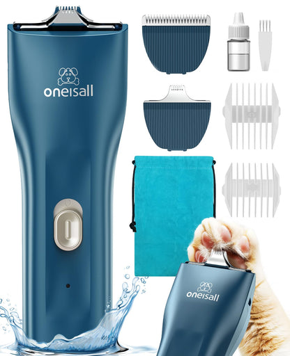 oneisall Pet Clipper for Cat Matted Hair, Pet Shaver for Cats Quiet Pet Hair Clippers Cordless Cat Clippers for Matted Hair Cat Clippers for Long Hair(Standard Blade)