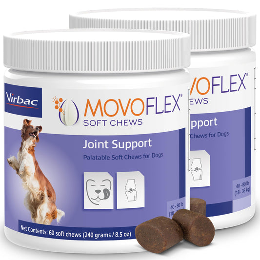 Advanced Soft Chews Hip Joint Support Supplement for Large Dogs- 60 Count by Virbac
