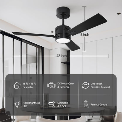 SUNMORY Ceiling Fans with Lights and Remote, 30 inch Low Profile Ceiling Fan with Light, Modern Flush Mount Ceiling Fan for Bedroom/Kitchen/Dining Room/Patio, 6 Wind Speeds, Dimmable, White