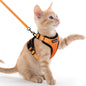 rabbitgoo Cat Harness and Leash for Walking, Escape Proof Soft Adjustable Vest Harnesses for Cats, Easy Control Breathable Reflective Strips Jacket, Black, XS