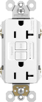 Legrand radiant 2097WCCD12 20 Amp GFCI Self Test Decorator Duplex Outlet, White (1 Count)