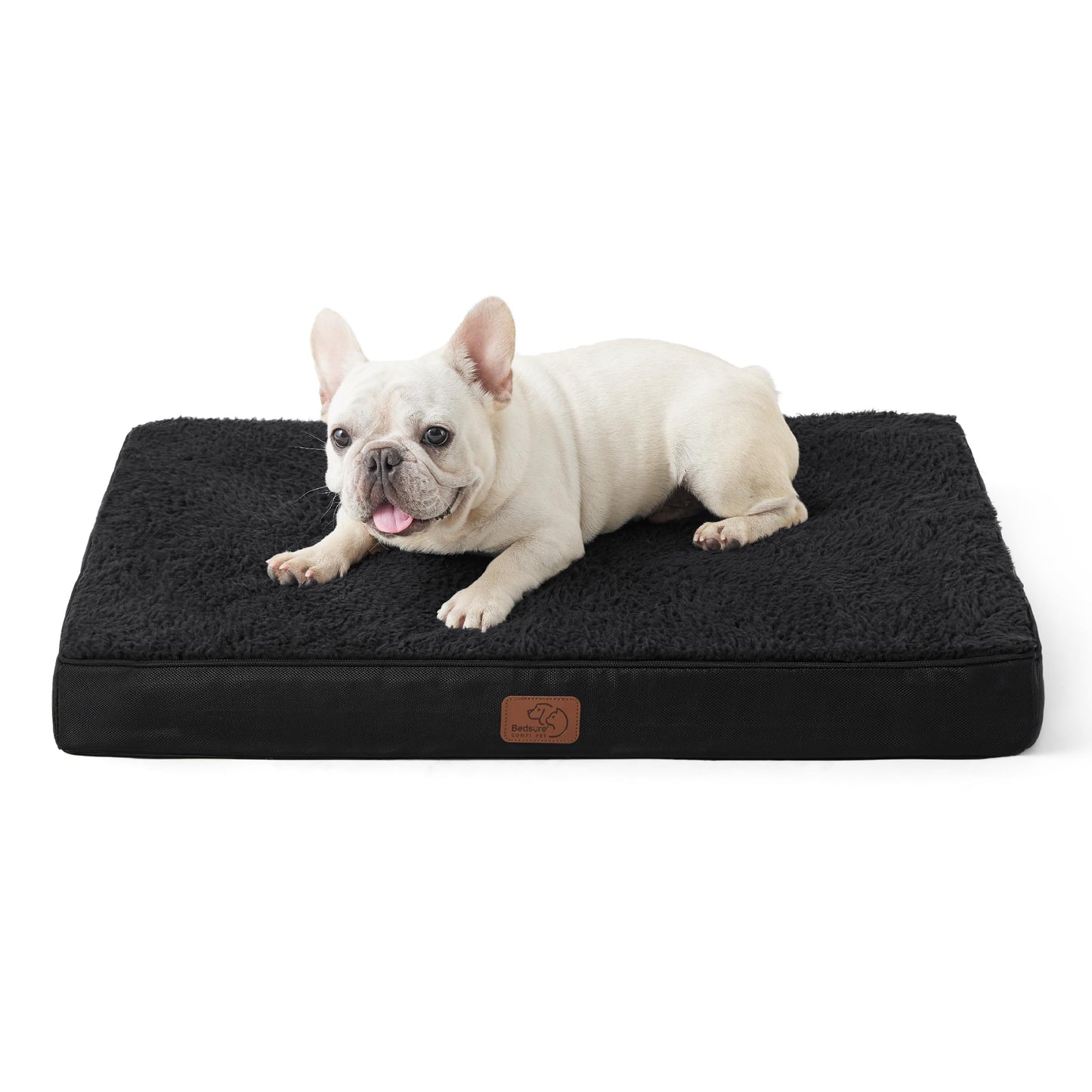 Bedsure Dog Bed for Large Dogs - Orthopedic Waterproof Puppy Beds with Removable Washable Cover, Egg Crate Foam Pet Mat, Suitable for Pet Up to 65 lbs