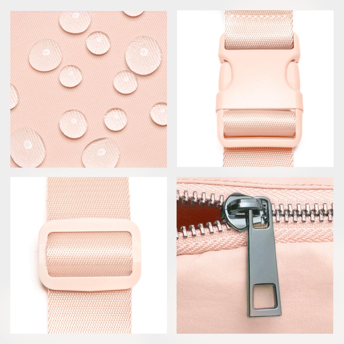 Gitus Belt Bag Fanny Pack Crossbody Bags with Initial Letter Patch Cute Stuff Birthday Gifts for Teenager Girls Cool Stuff for Teens Trendy Preppy Stuff for Teen Girls (Beige-A)