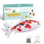 Potaroma Cat Toys Flopping Fish with SilverVine and Catnip, Moving Kitten Kicker, Floppy Wiggle Carp for Small Dogs, Interactive Motion Kitty Exercise, 10.5 Inches