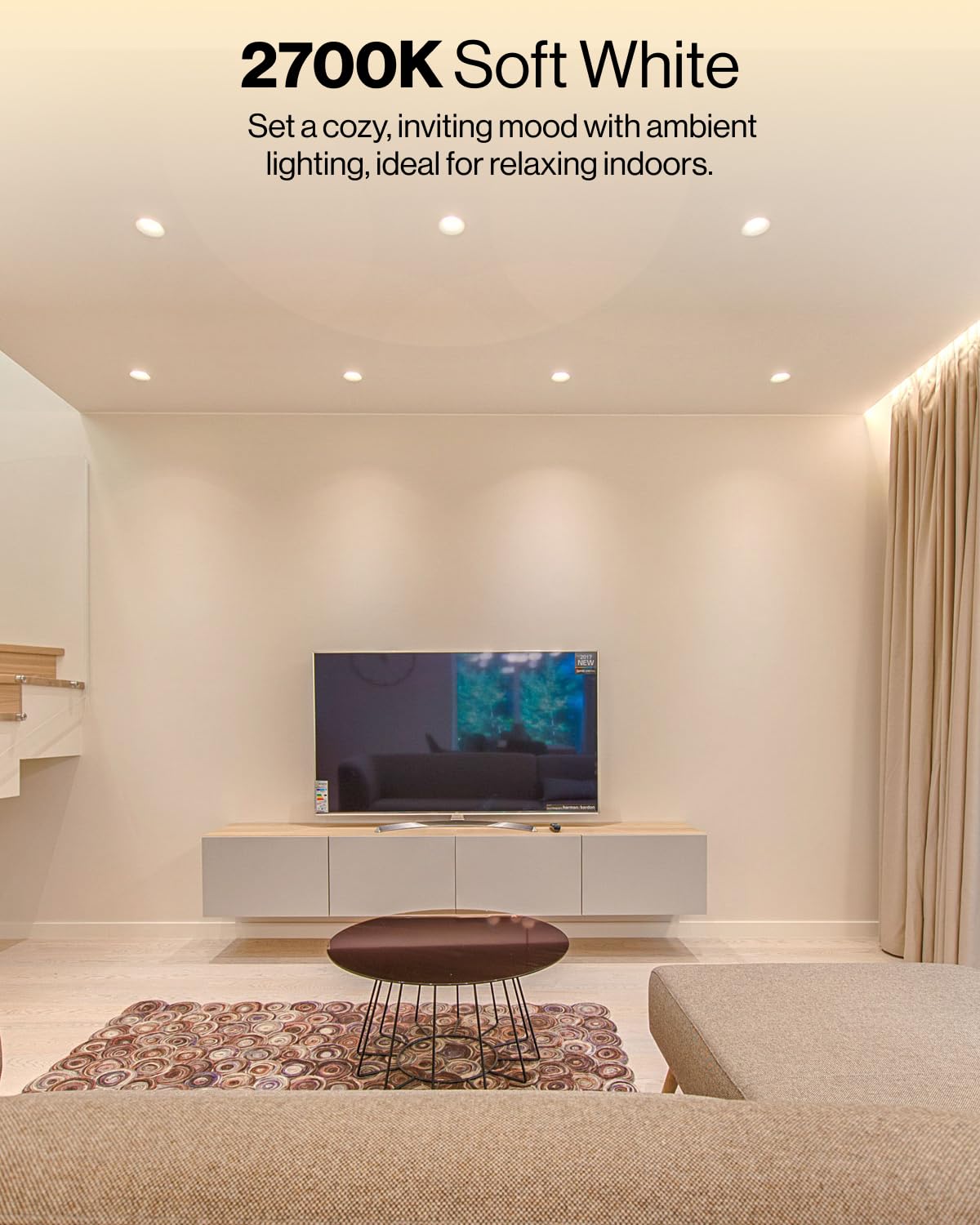 Sunco Recessed Lighting 6 Inch, Retrofit Can Lights, 965LM, 13W (75W Equivalent), Selectable CCT 2700K/3000K/3500K/4000K/5000K, Dimmable, Baffle Trim, Damp Rated UL 4 Pack