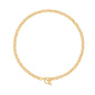 Aobei Pearl 18K Gold Paperclip Chain Choker Satellite Chain Biwa Pearl Pendant Necklace Dainty Jewelry for Women