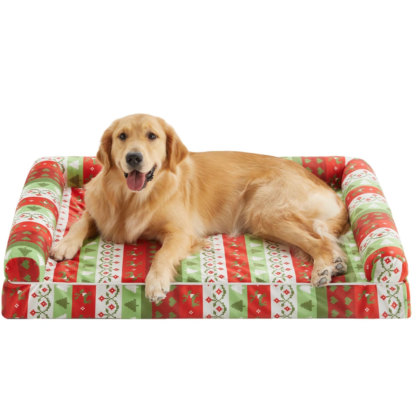 BFPETHOME Dog Beds for Large Dogs, Orthopedic Dog Bed for Medium Large Dogs,Big Waterproof Couch Dog Pet Bed with Removable Washable Cover