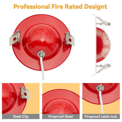 HONZIN 12 Pack 4 Inch Recessed Lighting, 5CCT Gimbal Led Recessed Light 4 Inch with Junction Box, Dimmable, 9W CRI90+, IC Rated, 2700K/3000K/3500K/4000K/5000K Selectable, No Fire Cone Needed