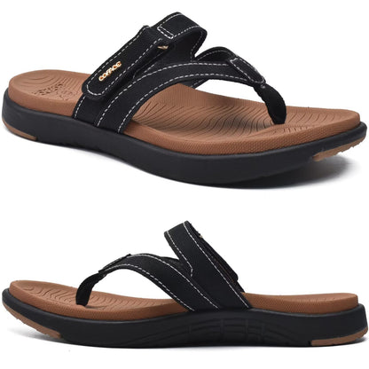 COFACE Womens Fashion Orthotic Flip Flops Ladies Slip On Lightweight Athletic Yoga Mat Cushion Thong Sandals With Comfortable Plantar Fasciitis Arch Support