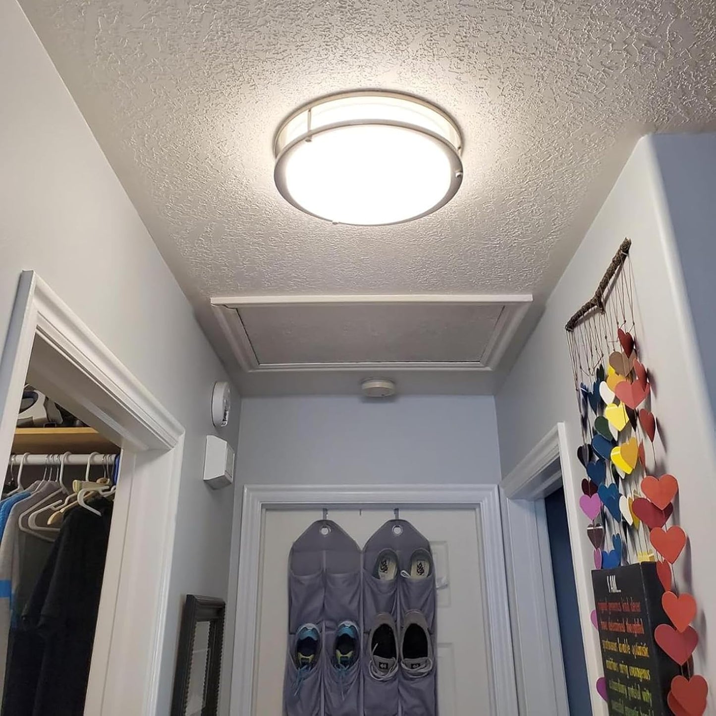36W Dimmable LED Ceiling Light Fixture, 12 inch Flush Mount Light Fixture, Ceiling Lights for Bedroom, Kitchen, Bathroom, Super Bright 4000 Lumens, 400W Equivalent, 5000K Daylight White