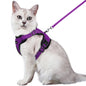 rabbitgoo Cat Harness and Leash for Walking, Escape Proof Soft Adjustable Vest Harnesses for Cats, Easy Control Breathable Reflective Strips Jacket, Black, XS