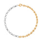 Aobei Pearl 18K Gold Paperclip Chain Choker Satellite Chain Biwa Pearl Pendant Necklace Dainty Jewelry for Women