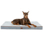 Bedsure Dog Bed for Large Dogs - Orthopedic Waterproof Puppy Beds with Removable Washable Cover, Egg Crate Foam Pet Mat, Suitable for Pet Up to 65 lbs