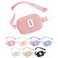 YOOLIFE Easter Gifts for Girls Kids Basket Stuffers - Birthday Gifts for Girls Daughter Sister Friends, Initial Crossbody Bag Belt Bag Fanny Pack for Women, Pink A