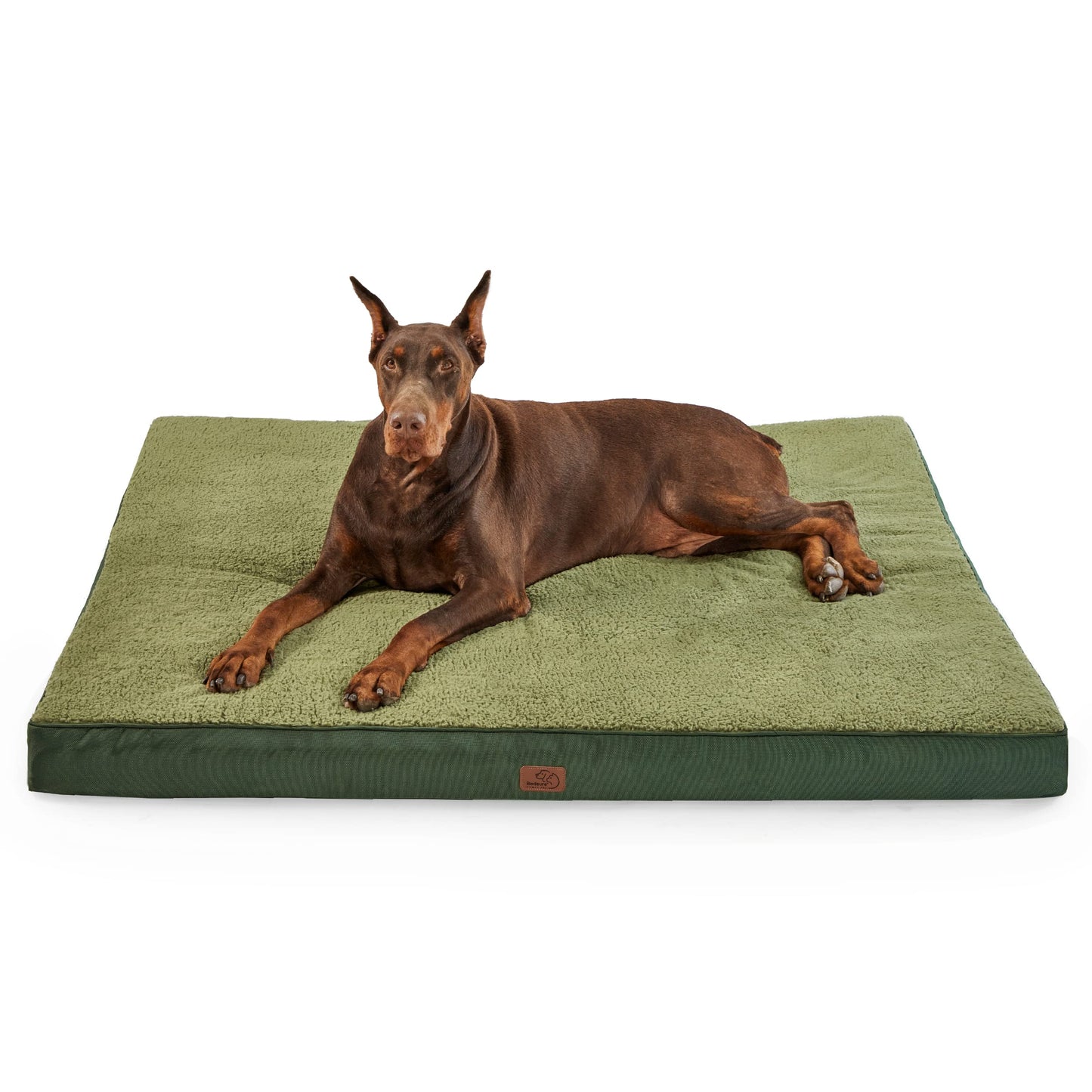 Bedsure Dog Bed for Large Dogs - Orthopedic Waterproof Puppy Beds with Removable Washable Cover, Egg Crate Foam Pet Mat, Suitable for Pet Up to 65 lbs