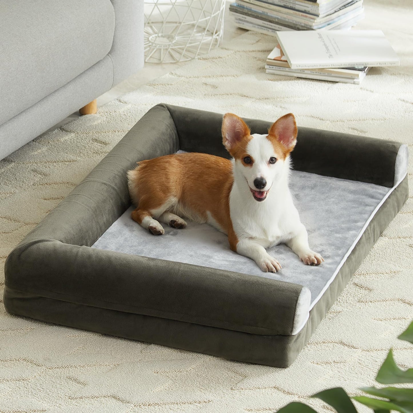 BFPETHOME Dog Beds for Large Dogs, Orthopedic Dog Bed for Medium Large Dogs,Big Waterproof Couch Dog Pet Bed with Removable Washable Cover