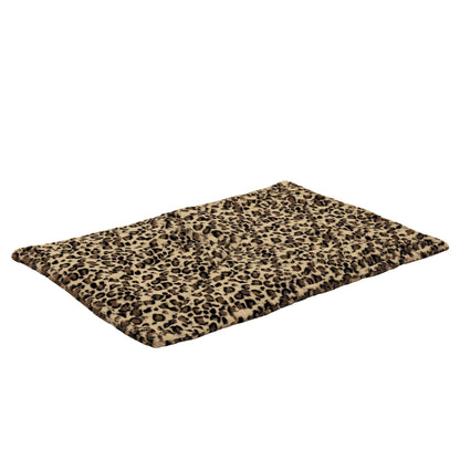 Furhaven ThermaNAP Self-Warming Cat Bed for Indoor Cats & Small Dogs, Washable & Reflects Body Heat - Quilted Faux Fur Reflective Bed Mat - Gray, Small